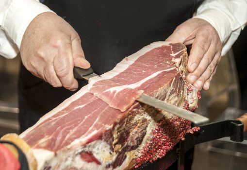 Traditional Spanish ham - jamon serrano