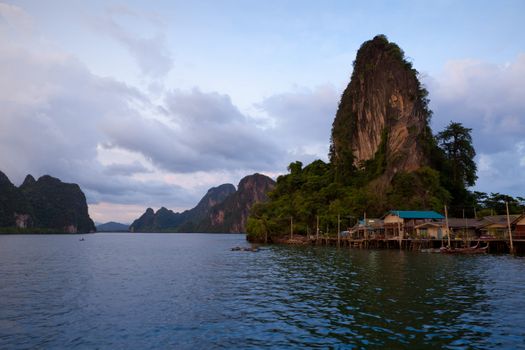 Fishermen's Village, on the Coast of Thailand