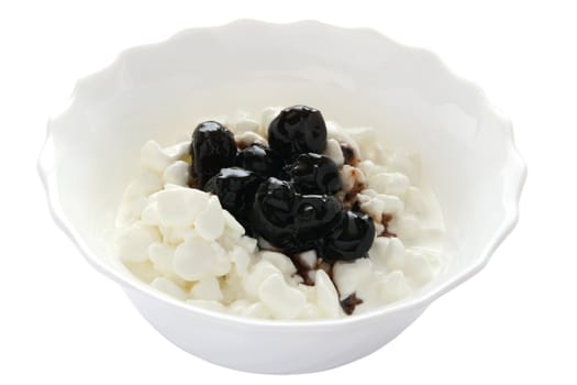 cottage cheese with jam