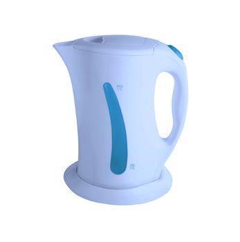 electric kettle isolated