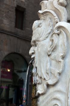 Florence - a picturesque fountain near Uffizi
