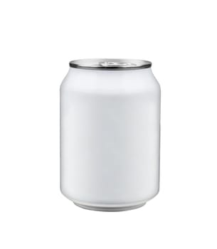 isolated Aluminum soda can