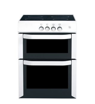 cooker over the white background