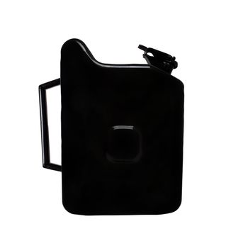 Metal jerrycan isolated