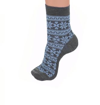 woman leg in  socks