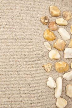 closeup of a pile of pebbles