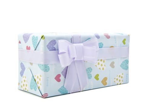  gift box with big bow ribbon