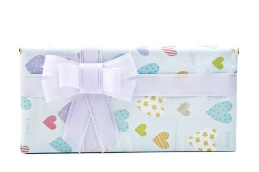  gift box with big bow ribbon