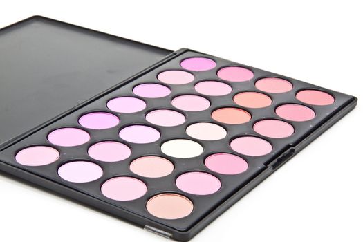 Makeup set. Professional multicolor eyeshadow palette