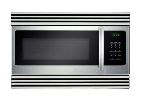 microwave oven isolated