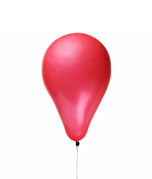 Inflatable balloon, photo on the white background