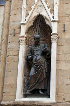 Florence - Church of Orsanmichele. St. John the Evangelist 