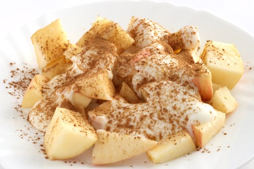 fruit salad with cinnamon