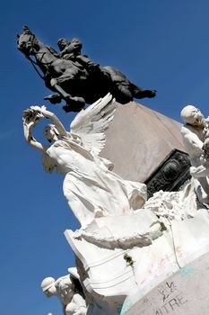 Historical Monument of Bartolome Mitre in Buenos Aires, Argentina, South america.