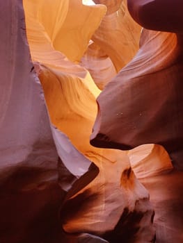 Abstract curves of Antelope Canyon