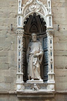 Florence - Orsanmichele. Saint Mark 1411-1413 by Donatello 