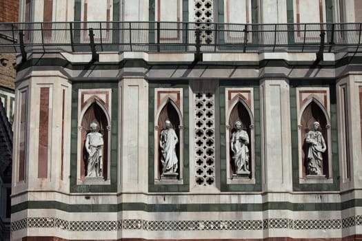 Florence - one of walls of the Giotto's tower