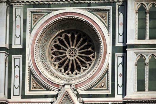 The rose window of Santa Maria del Fiore - Florence
