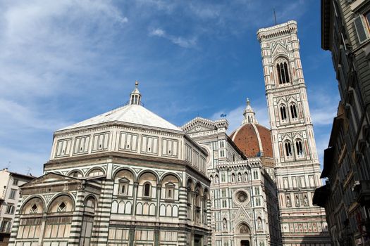 View of the Baptistery, Campanile and Duomo - Florence