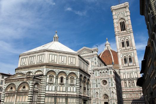 View of the Baptistery, Campanile and Duomo - Florence