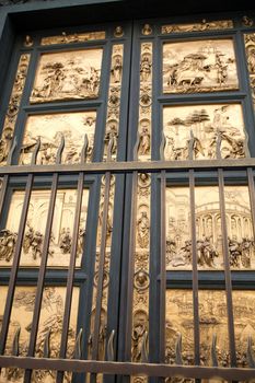 Florence - Baptistery , Panel of the Door of Paradise