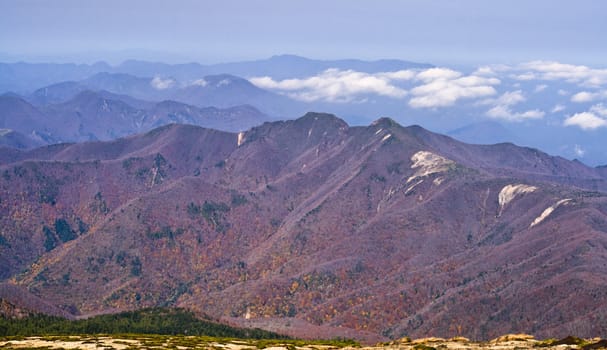Zao mountains landscape-Japan,Miyagi.