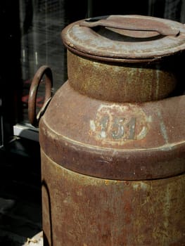 Details of a milk jug.