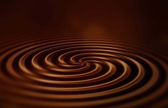 Abstract background of chocolate feel ripples