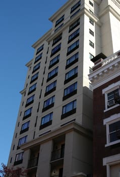 A city apartment building in Portland Oregon