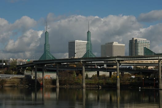 An old bridge in Portland Oregon