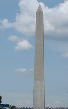 A view of the Washington Monument in the USA capitol