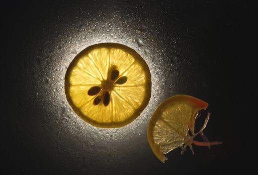 In the winter it is very useful to eat lemons, but it is possible to issue also an interior (this image).
