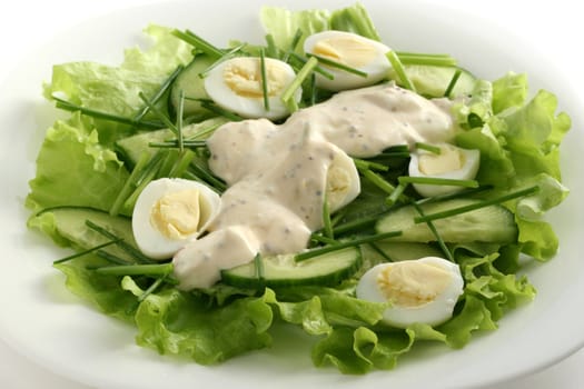 salad with eggs