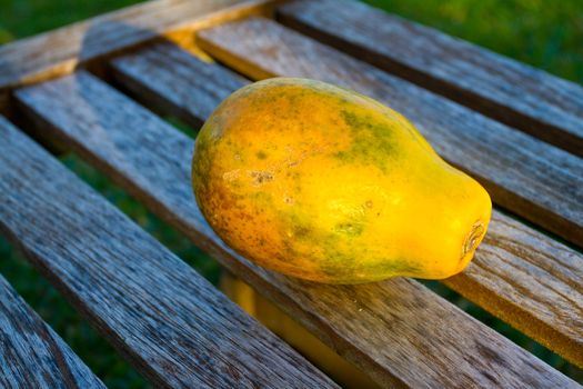 Perfect papayas served in Hawaii are a great tropical fruit to eat for breakfast.