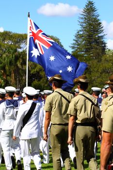 ANZAC Day in Perth, Australia 