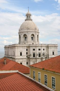 view on National Pantheon in Lisbon