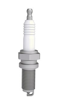 Spark plug. Isolated render on a white background
