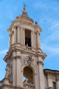 Sant'Agnese in Agone at Piazza Navona in Rome, Italy 