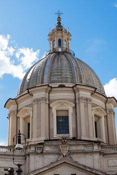 Sant'Agnese in Agone at Piazza Navona in Rome, Italy 
