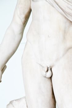 Greek statue penis in an Italian museum, original (more than 1700 years old)