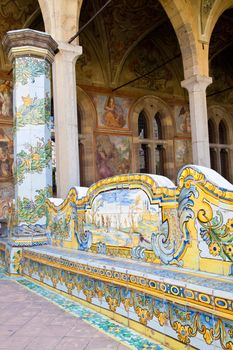 Santa Chiara is a religious complex in Naples, southern Italy, that includes the Church of Santa Chiara and a monastery
