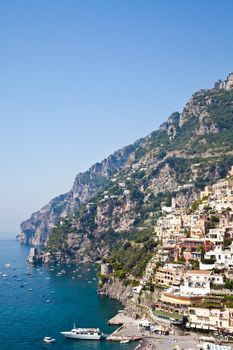Panoramic view of Minori, wonderful town in Costiera Amalfitana - Italy