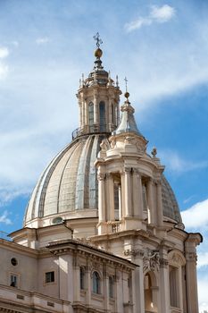 Sant'Agnese in Agone at Piazza Navona in Rome, Italy 