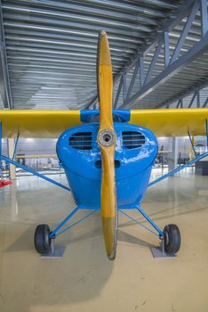 interstate s.1a cadet, two-seat trainer and communications aircraft, used at little norway during world war II and came to norway in 1945, the pictures are shot in march 2013 by norwegian armed forces aircraft collection which is a military aviation museum located at gardermoen, north of oslo, norway.