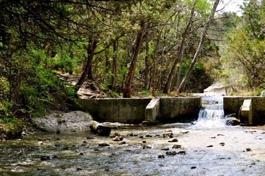 Chalk Ridge Texas Waterfall