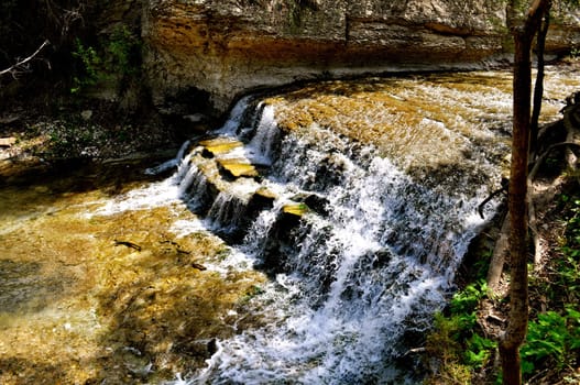 Chalk Ridge Texas Waterfall