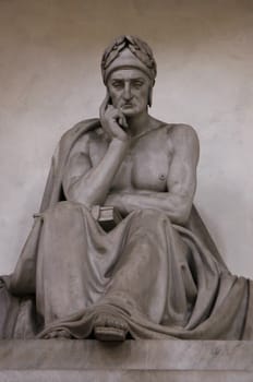 The cenotaph of Dante Alighieri, in the Basilica of Santa Croce, in Florence, Italy.  His tomb is actually in Ravenna.
