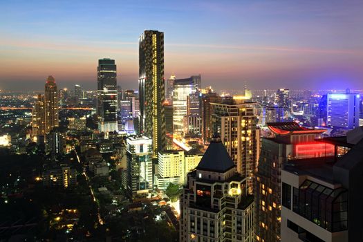 Bangkok Skyscraper Building Cityscape Thailand