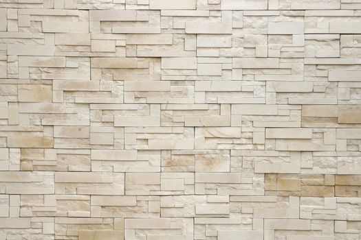 Pattern of White Modern Brick Wall Surfaced