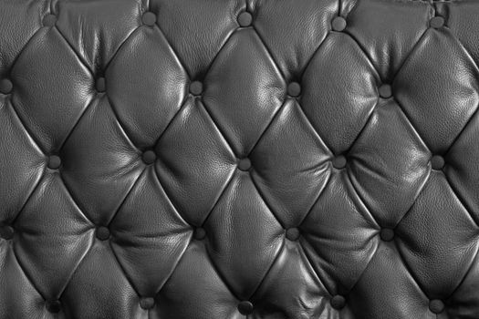 pattern of black genuine leather texture using as background